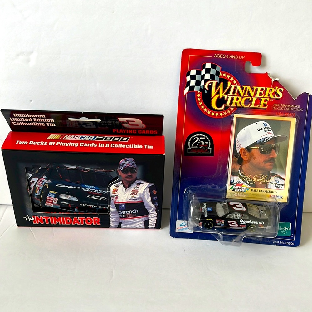 Dale Earnhardt Collectibles - Car, Card, Playing Cards NEW